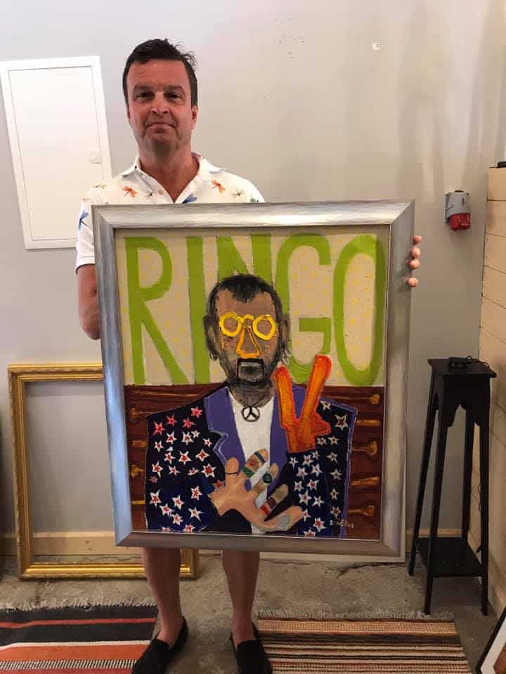 Du visar för närvarande Ringo Starr (Oil on canvas)